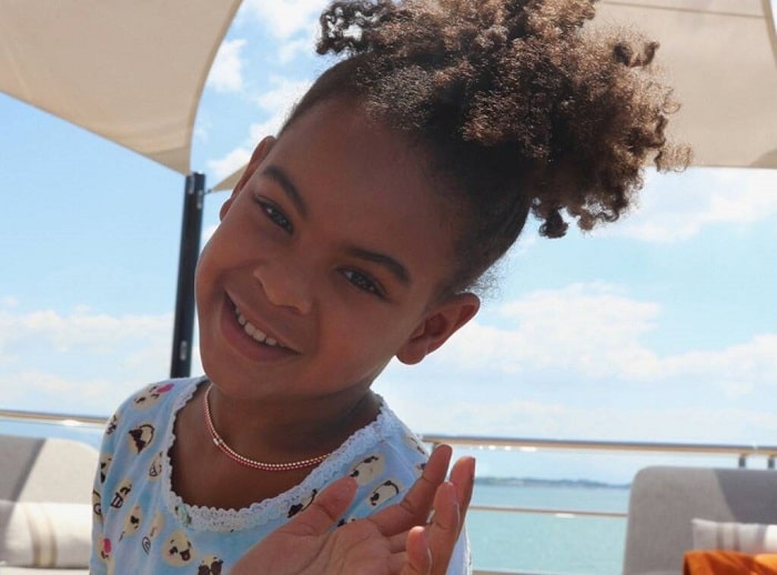 Blue Ivy Carter during her vacation.